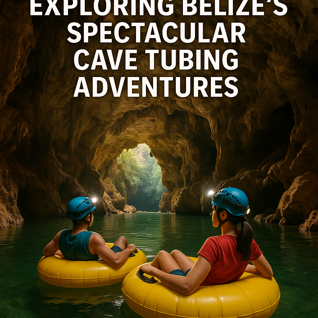 Belize cave tubing