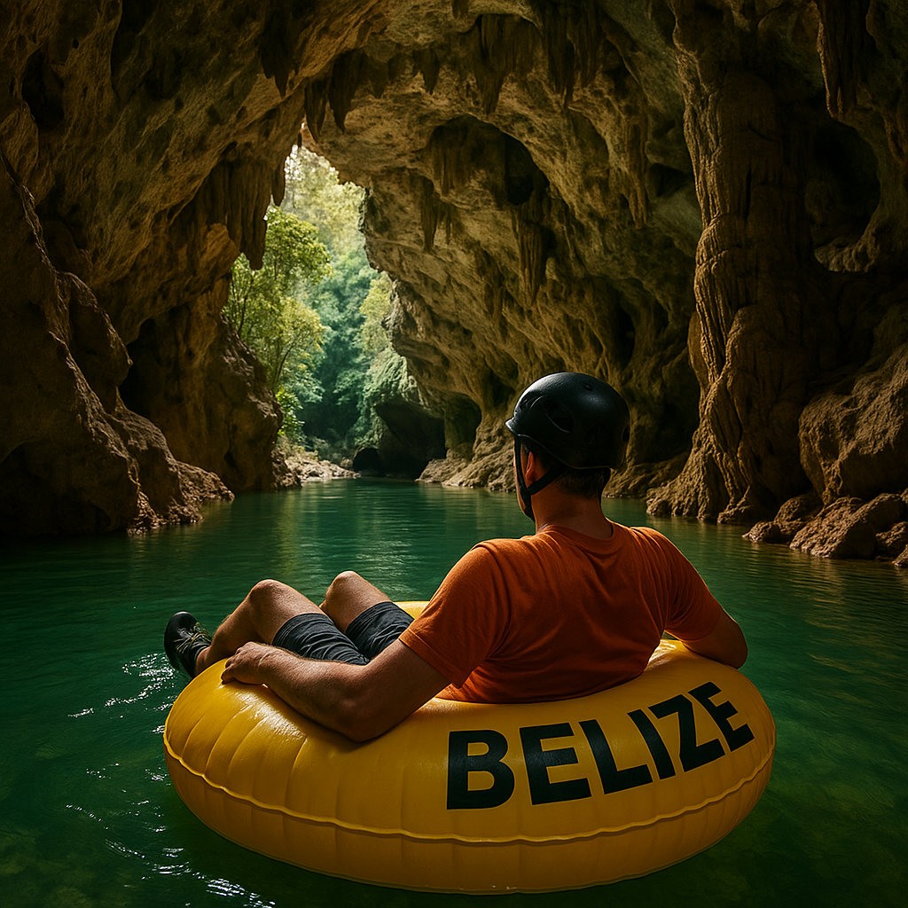 cave tubing Belize