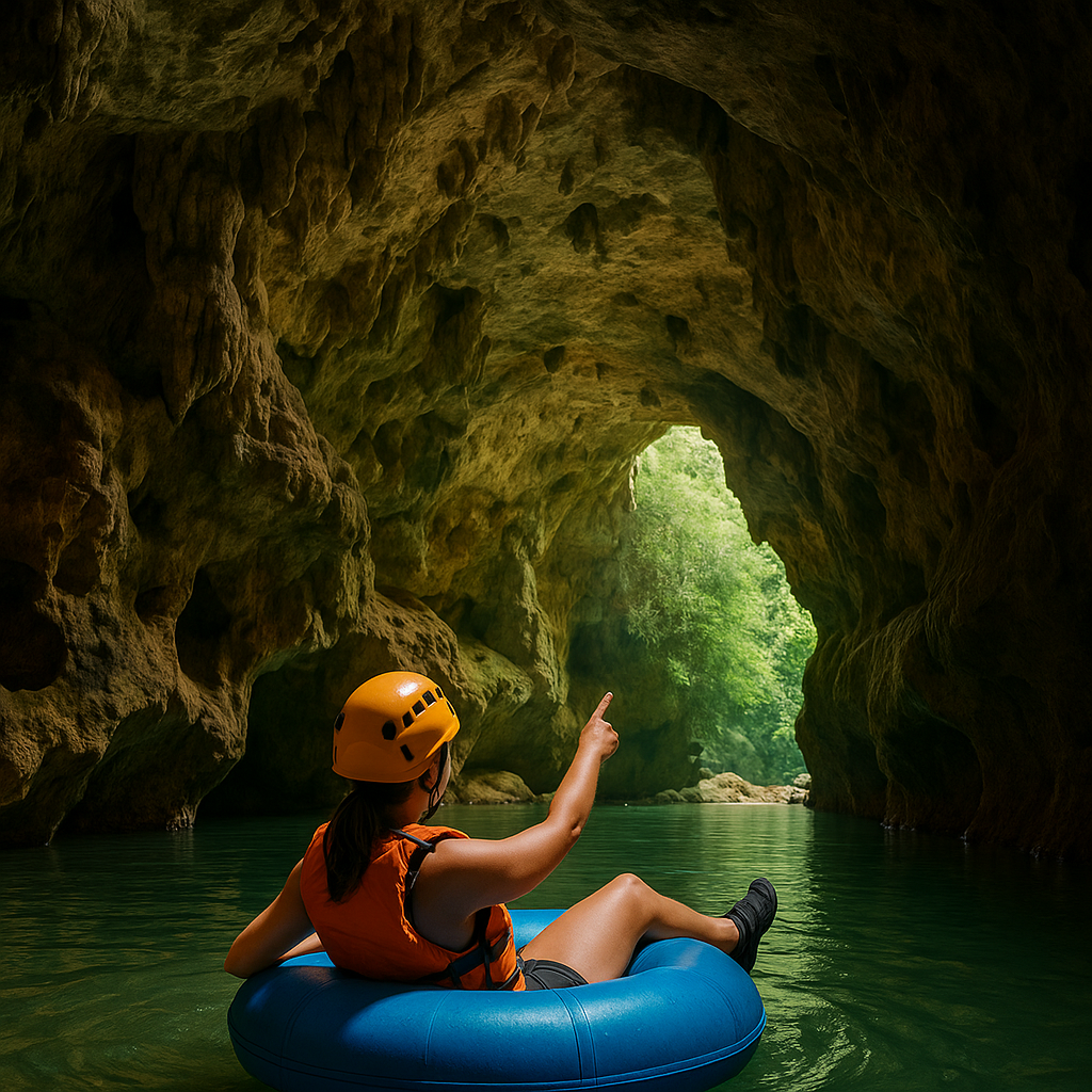 cave tubing Belize