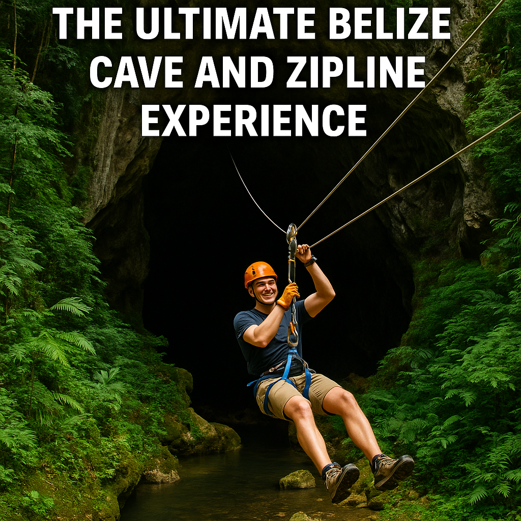 Belize cave and zipline combo