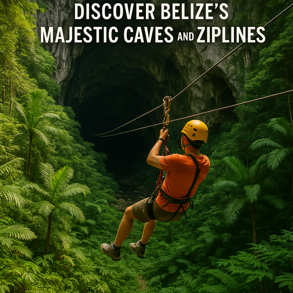 Belize cave and zipline combo