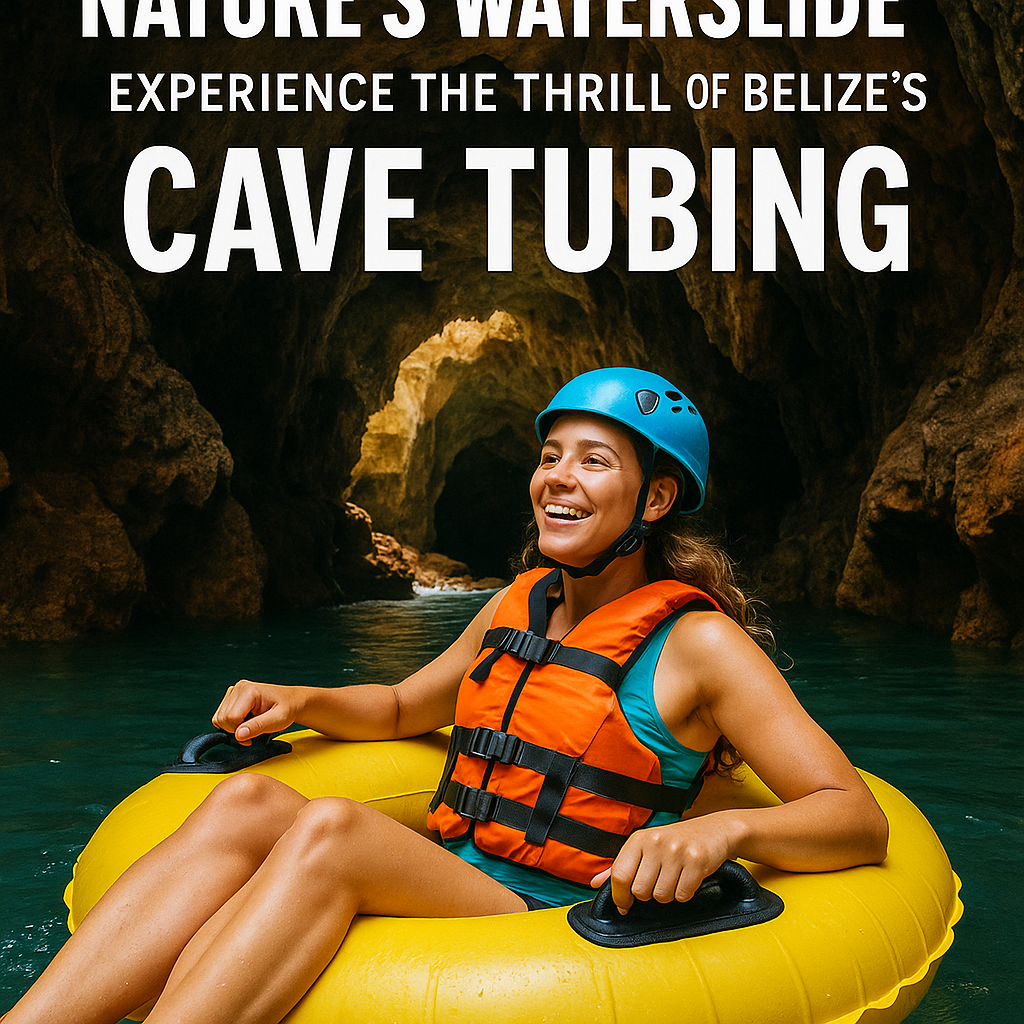 Belize cave tubing